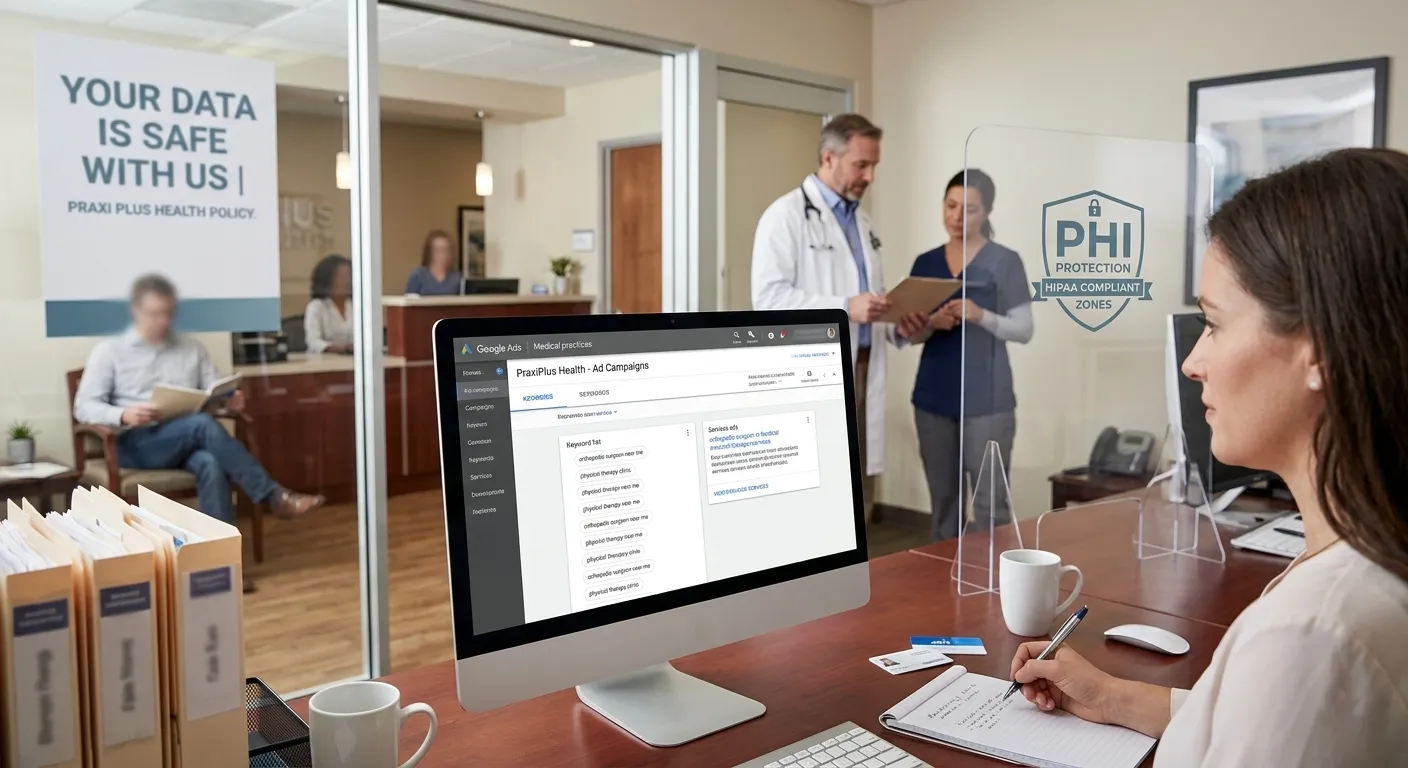 How to Run Google Ads for a Medical Practice Without Exposing PHI